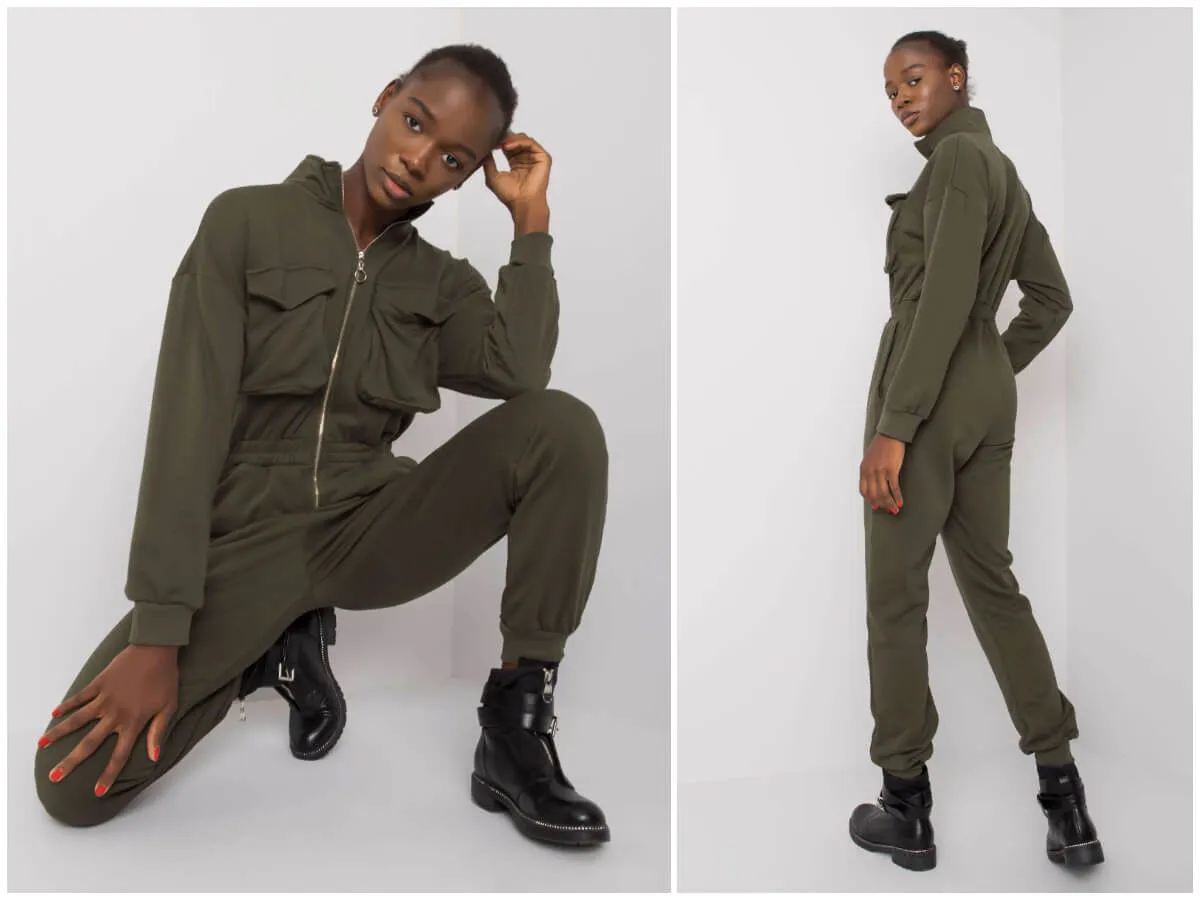 zimowe stylizacje kombinezon na co dzień