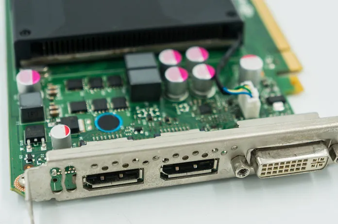 karta graficzna złącza