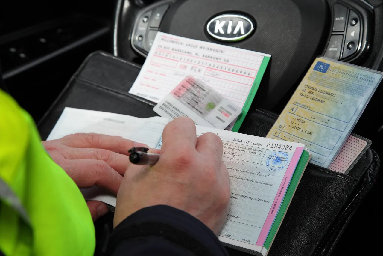 Mandat za nieprawidłowy przewóz ładunku