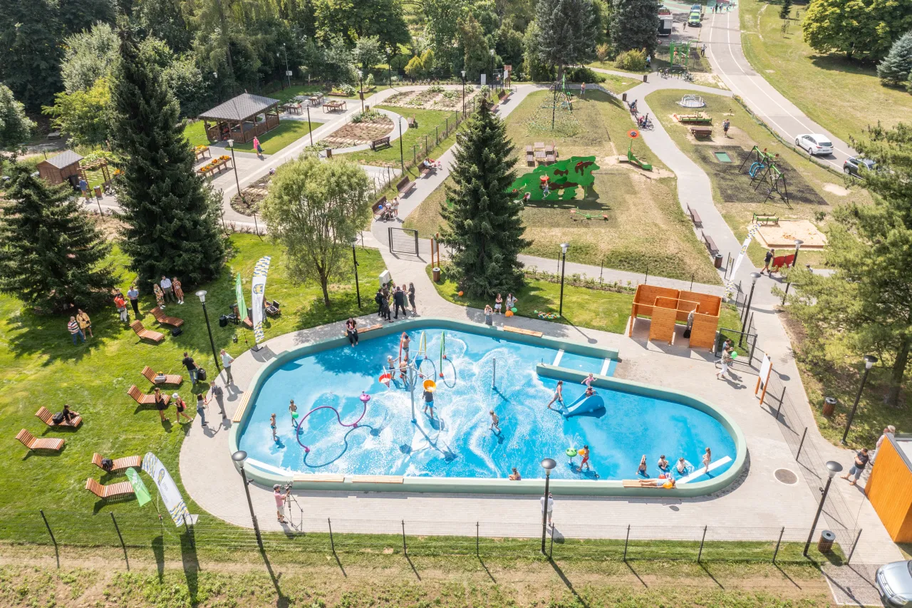Wodny plac zabaw Park Śląski Chorz&oacute;w