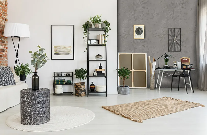 beton architektoniczny ciepłe kolory ścian