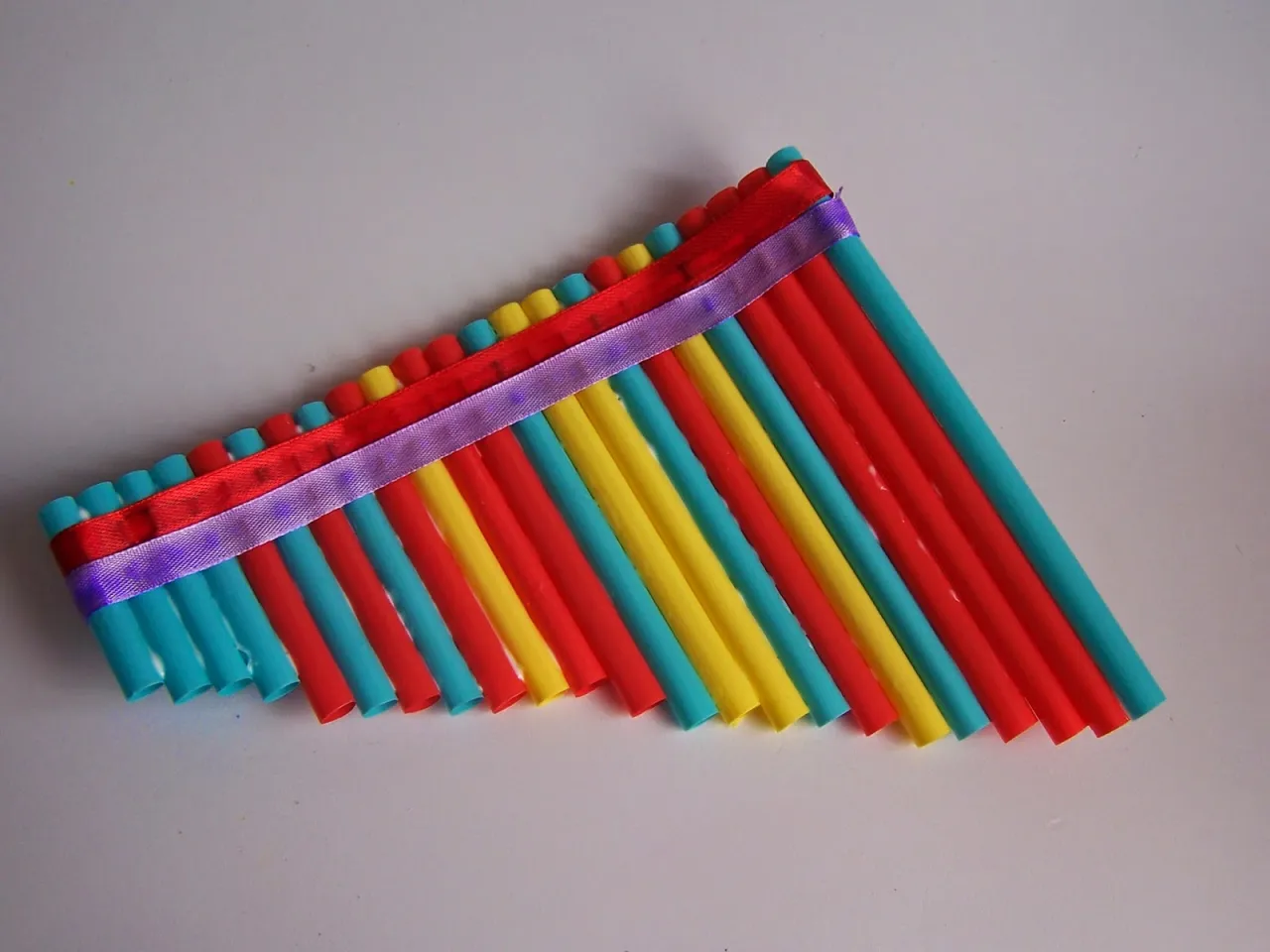 Fletnia Pana ze słomek DIY