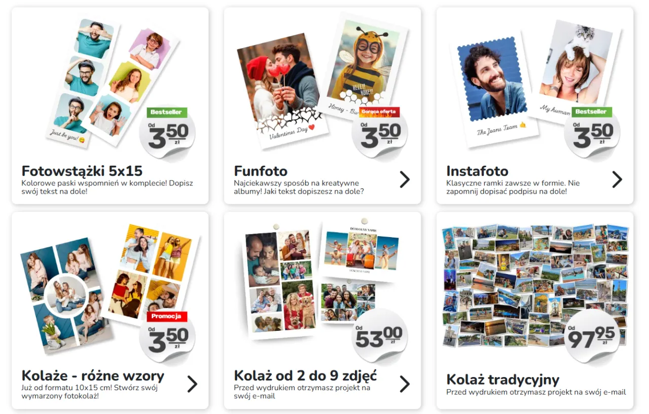 różne rodzaje tekstów kultury kolaż