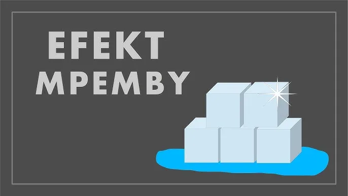 efekt mpemby grafika schemat