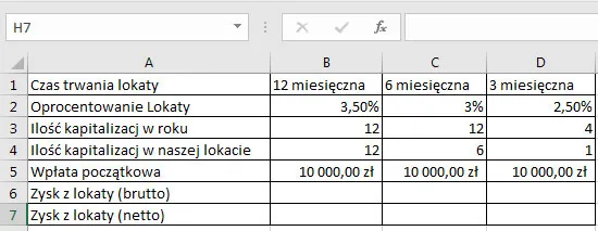 kalkulator lokaty bankowej przykład