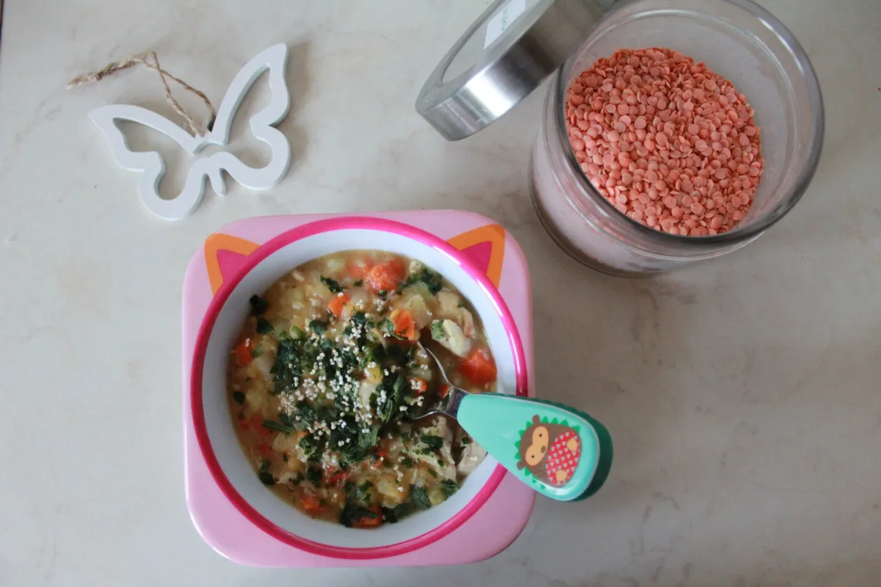 pierwsza zupka z soczewicy dla niemowlaka