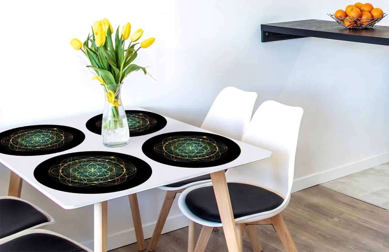 podkładki na st&oacute;ł w r&oacute;żnych stylach wnętrz