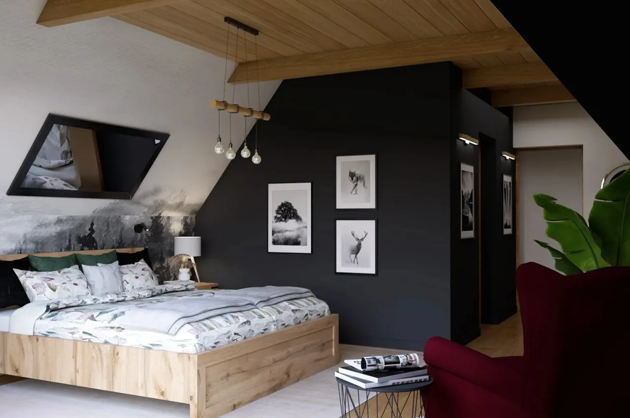 Przygotowanie sypialni do malowania skos&oacute;w