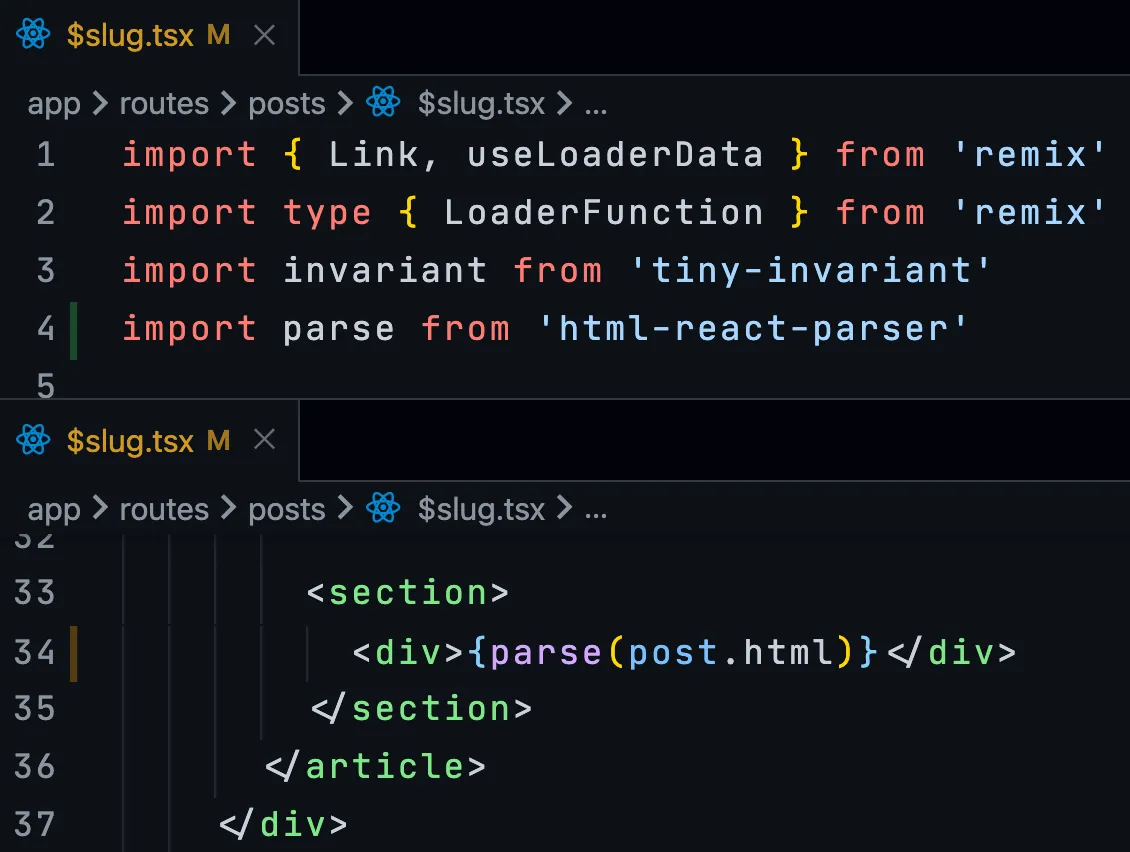 html-react-parser vs dangerouslySetInnerHTML comparison