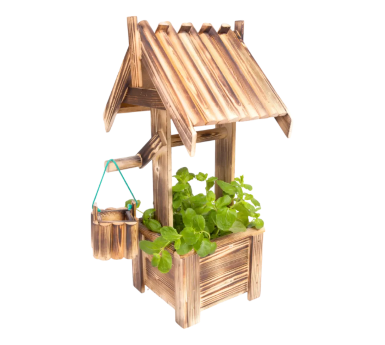 Różne gatunki drewna na kwietnik ogrodowy