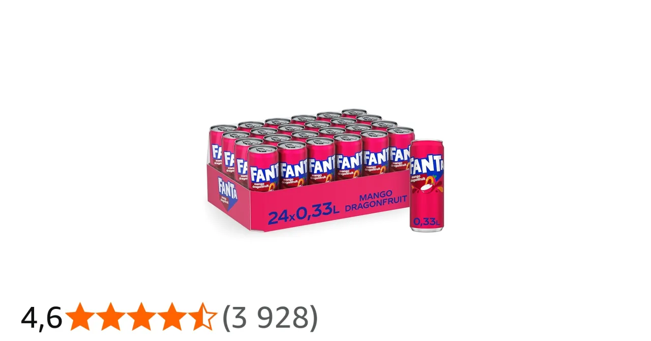 Fanta Mango w supermarkecie