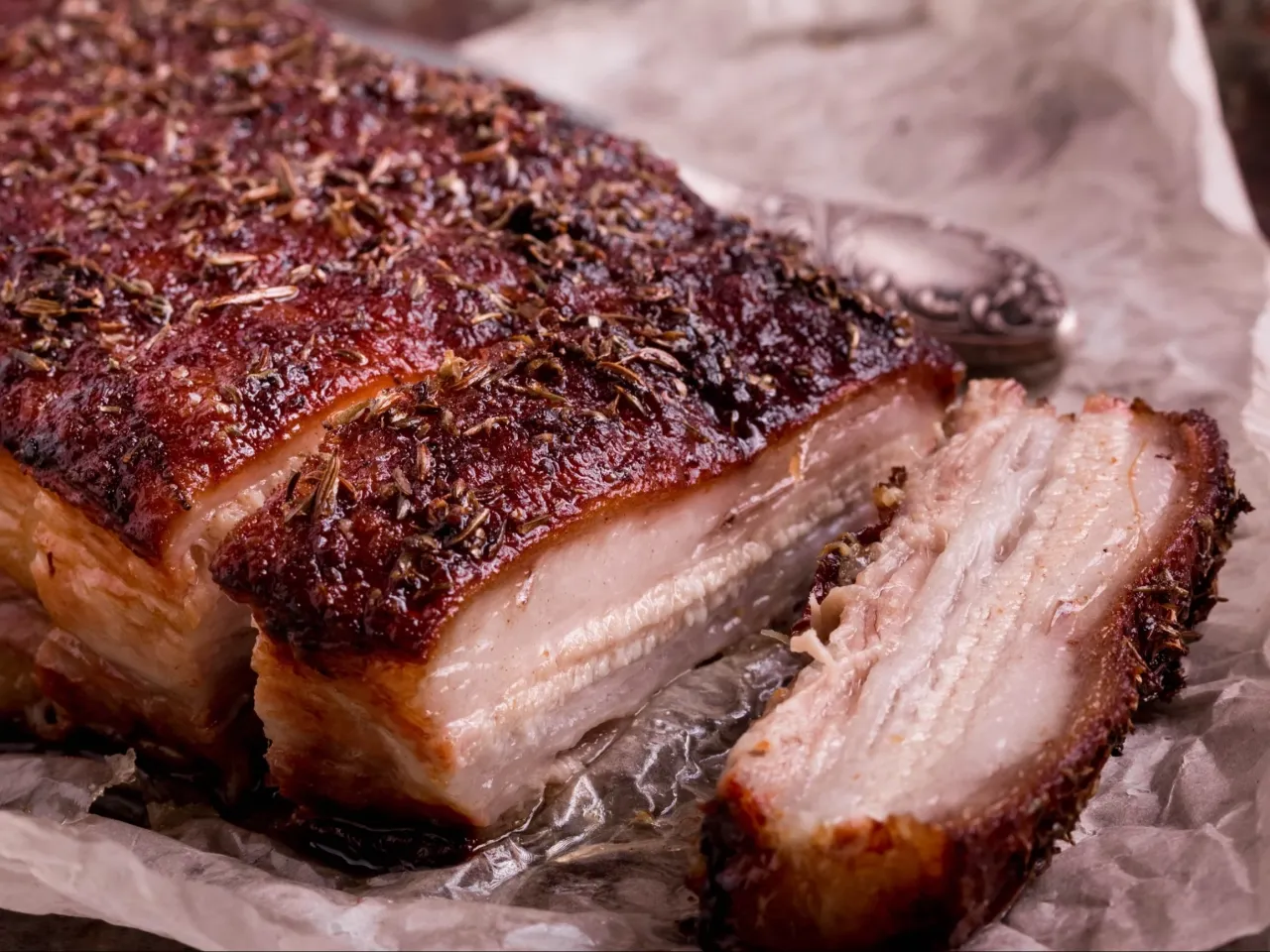 boczek z piekarnika na burgera