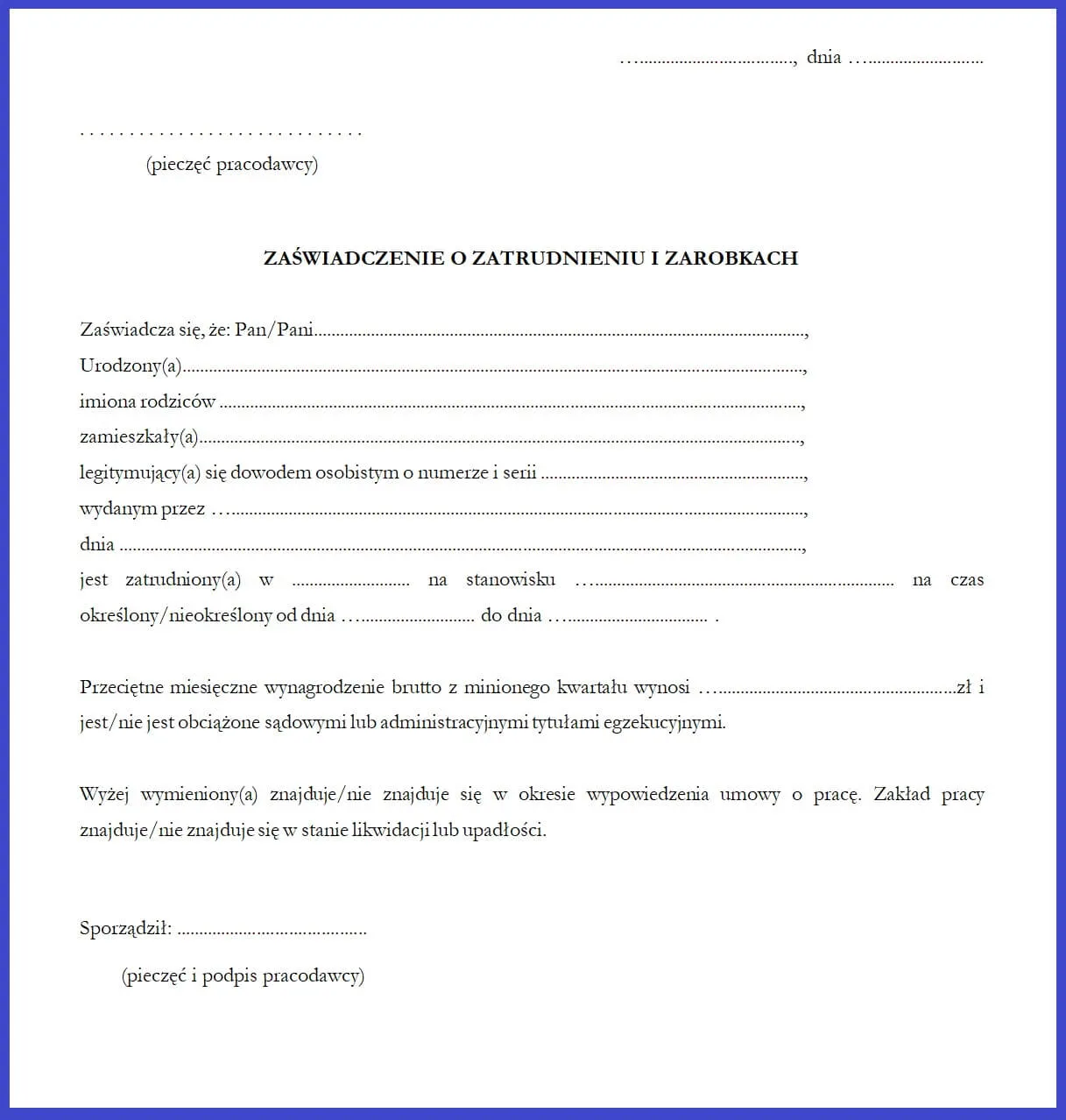 Zdjęcie Zaświadczenie o zatrudnieniu – do czego jest naprawdę potrzebne?