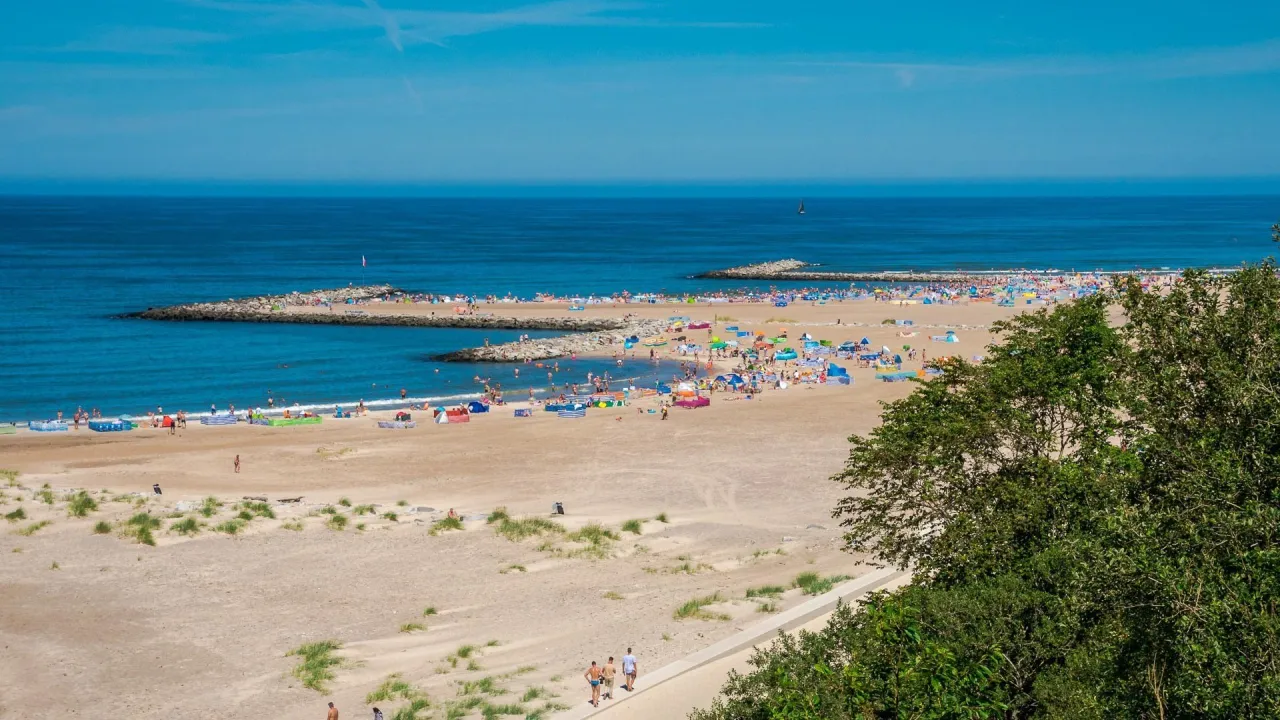 Jarosławiec widok og&oacute;lny kurort plaża