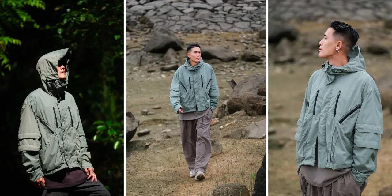 Przykłady stylizacji gorpcore i techwear