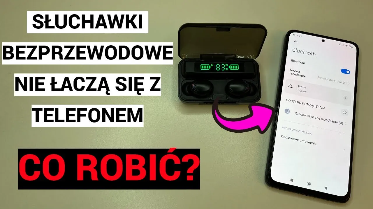 telefon i słuchawki bluetooth problem z połączeniem