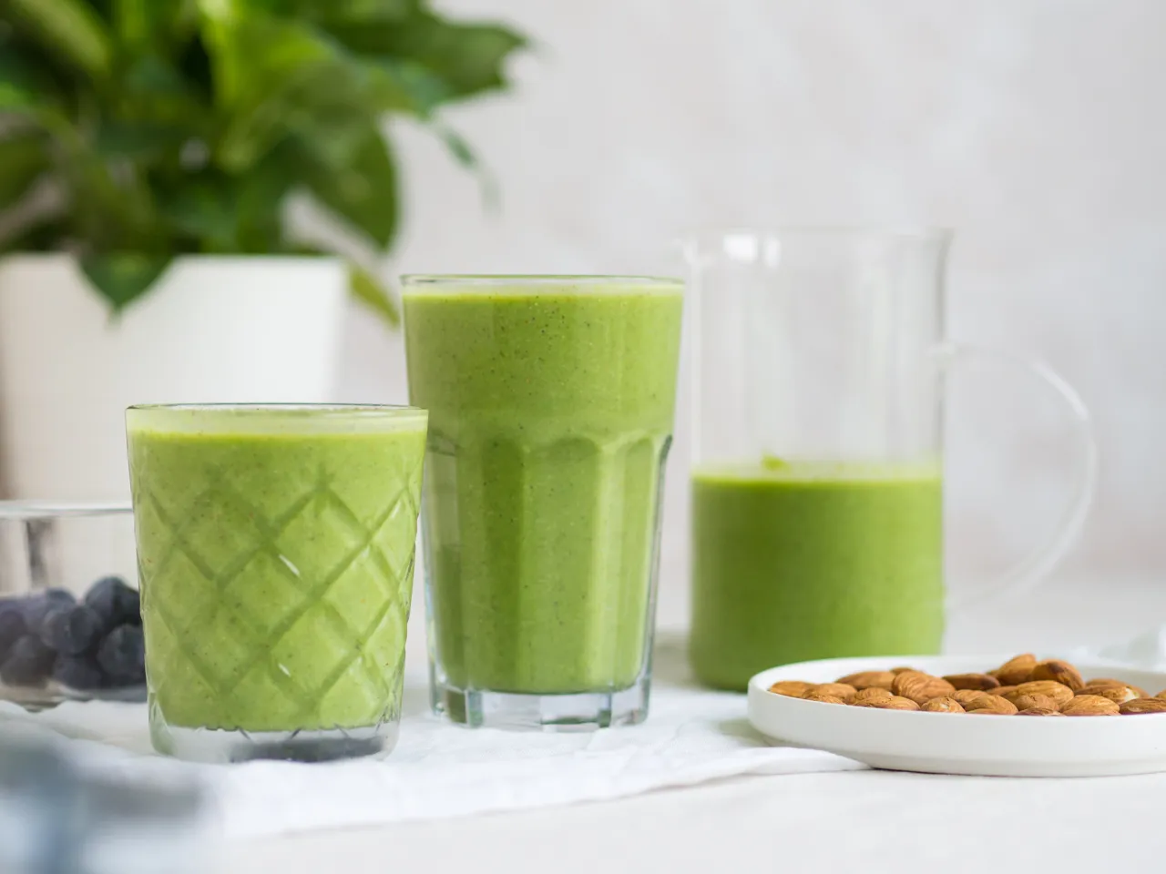 składniki na zielone koktajle