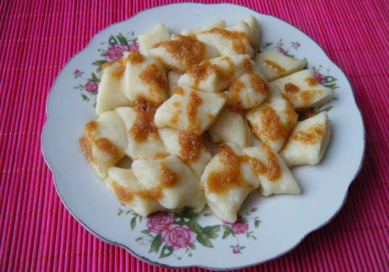 kluski z ziemniakami i serem