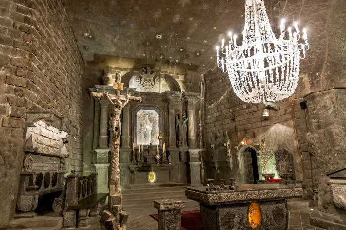Kopalnia Soli Wieliczka wnętrza