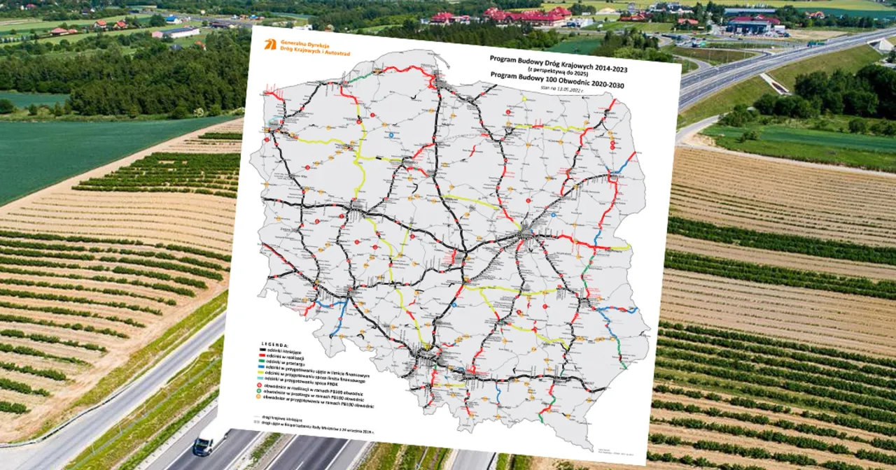 budowa autostrady ciężki sprzęt