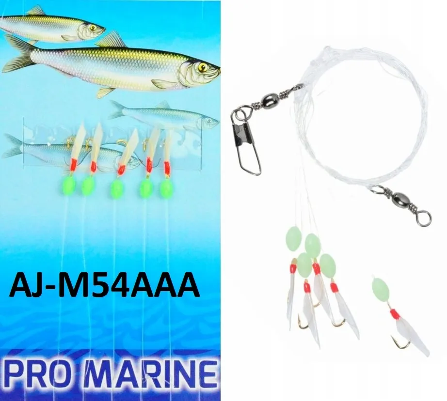 zestaw wędkarski choinka śledziowa