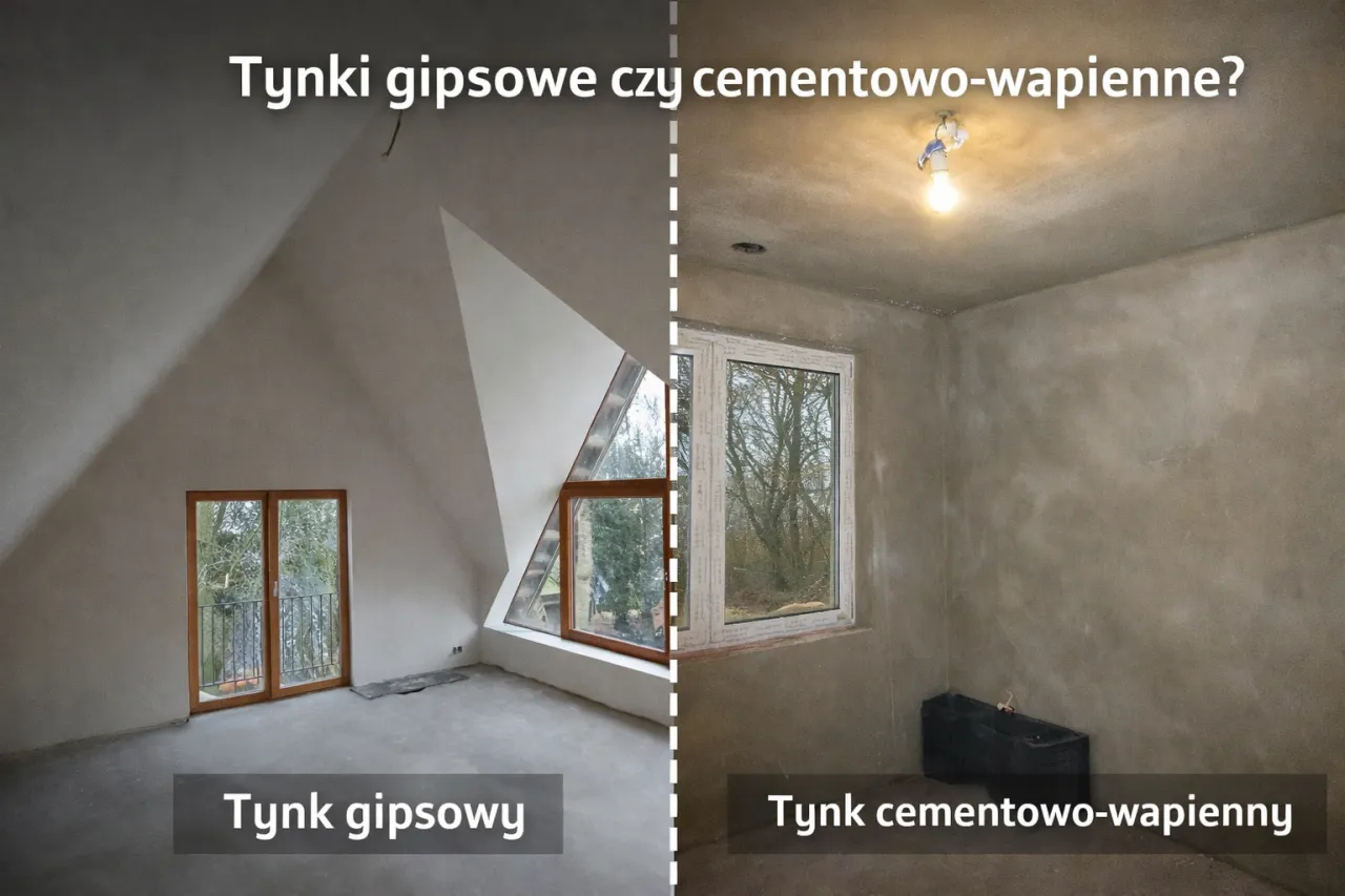 Tynk gipsowy vs cementowo-wapienny porównanie