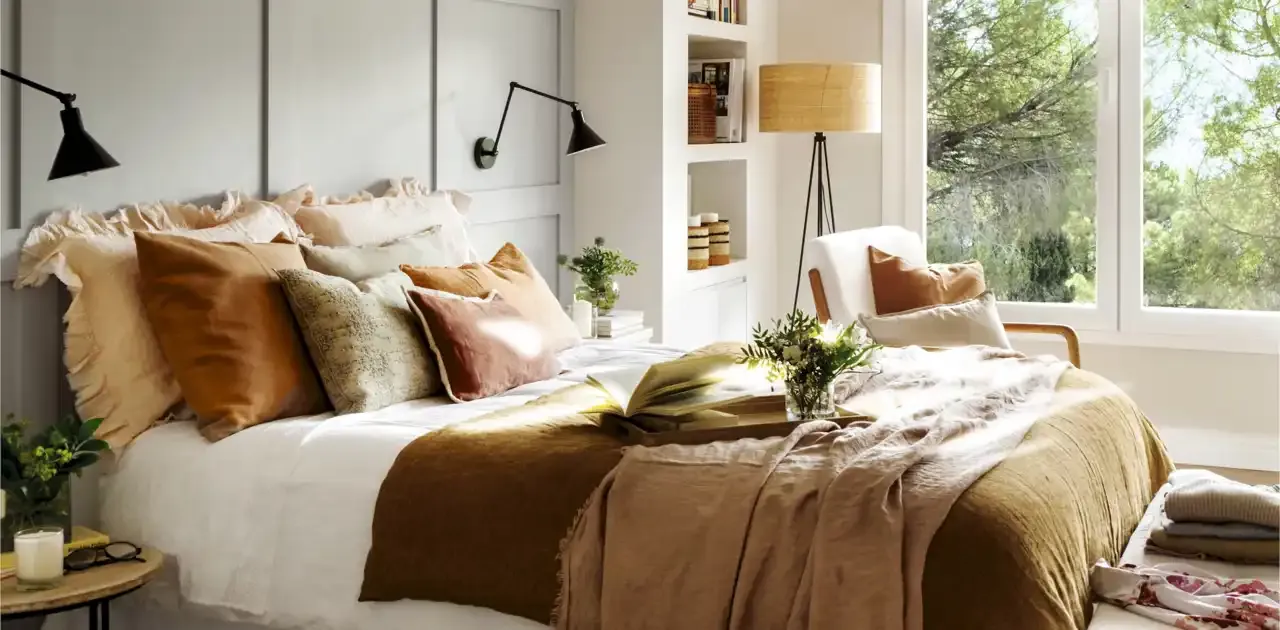 Zdjęcie Decorar pared sin cabecero: 20+ ideas creativas y prácticas