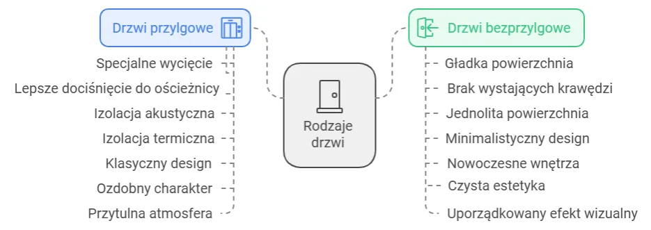 Zdjęcie Drzwi bezprzylgowe co to znaczy? Poznaj ich unikalne cechy i zalety