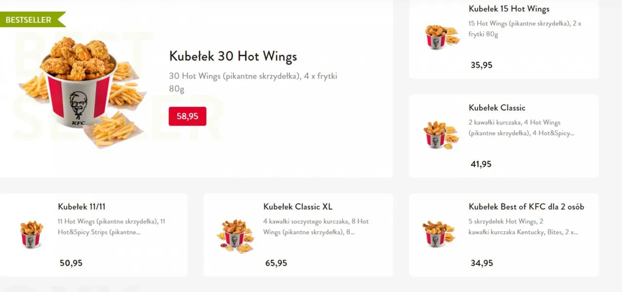 Zdjęcie Ile kalorii ma kubełek frytek KFC? Zaskakujące dane o kaloriach