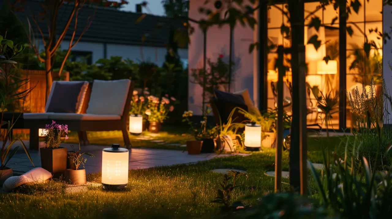 Zdjęcie Lampy na pilota LED: Najlepsze zewnętrzne lampy solarne LED na pilota do domu
