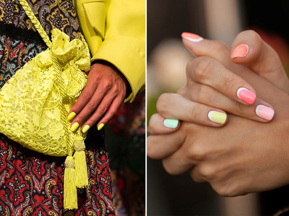 Zdjęcie Czy paznokcie hybrydowe neonowe są hitem wśród fashionistek? 