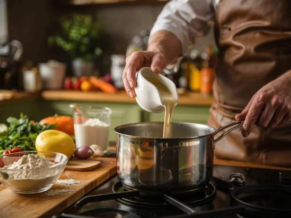 Zdjęcie Jak zagęścić sos zdrowo? Odkryj niskokaloryczne triki bez zasmażki