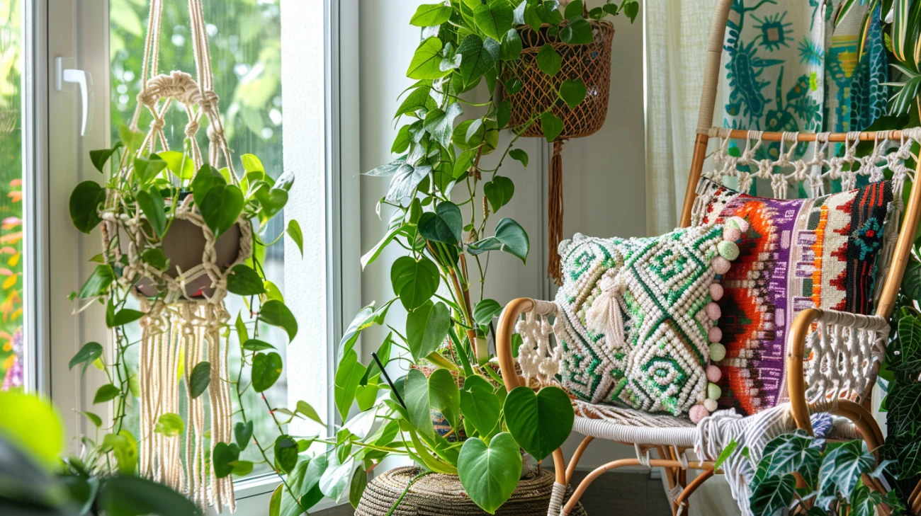 Zdjęcie Balkon w stylu boho: Jak osiągnąć ten wygląd? Inspirujące pomysły