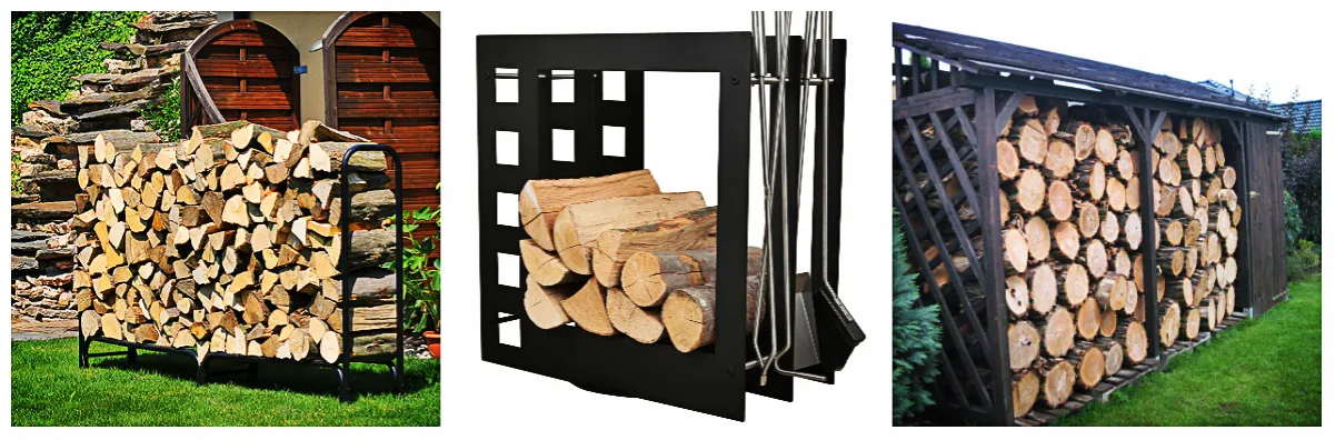 prawidłowe składowanie drewna opałowego