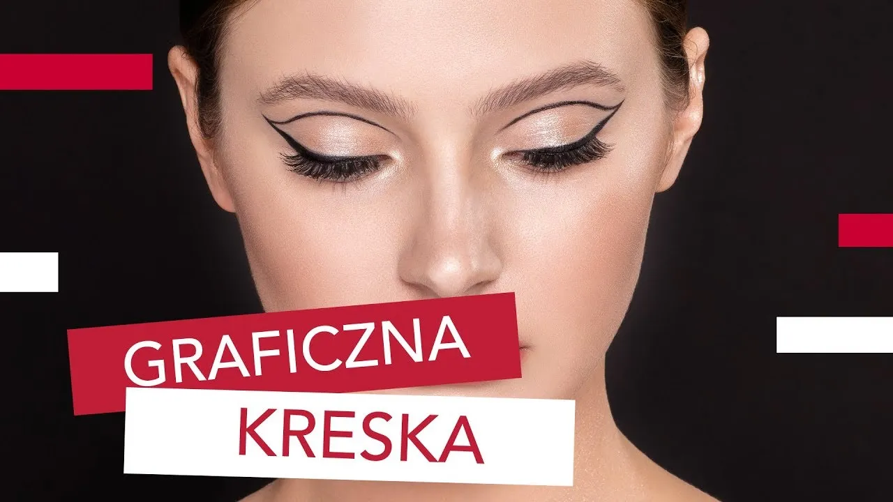 graficzna kreska makijaż inspiracje
