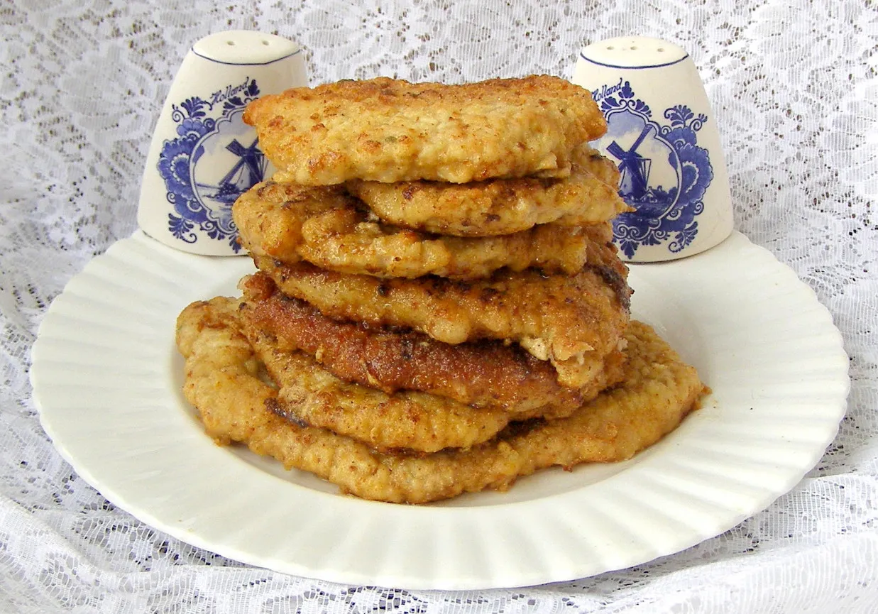 Schabowy w panierce z mąki kukurydzianej