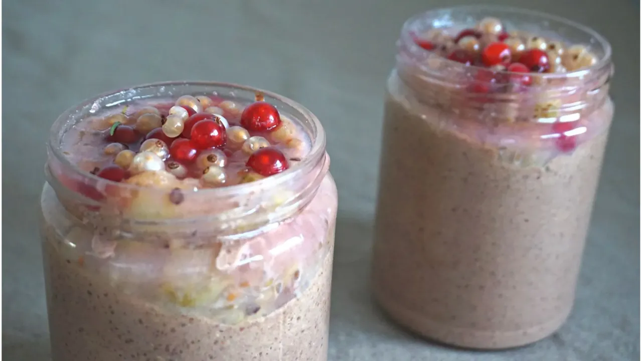 Budyń z siemienia lnianego na żołądek