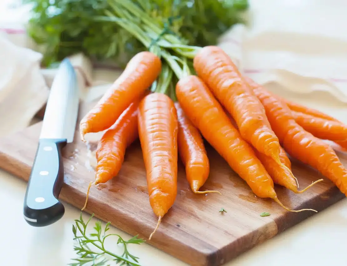 świeża marchewka, różne krojenia marchewki