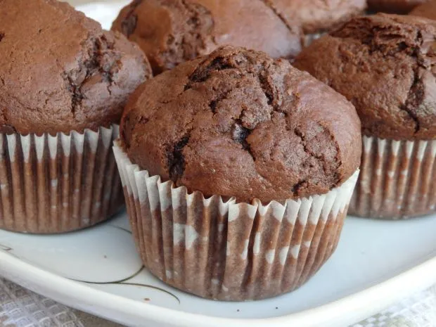 Składniki na babeczki czekoladowe
