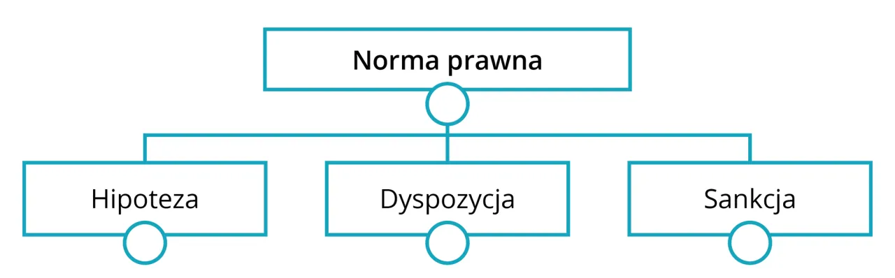 schemat budowy normy prawnej hipoteza dyspozycja sankcja