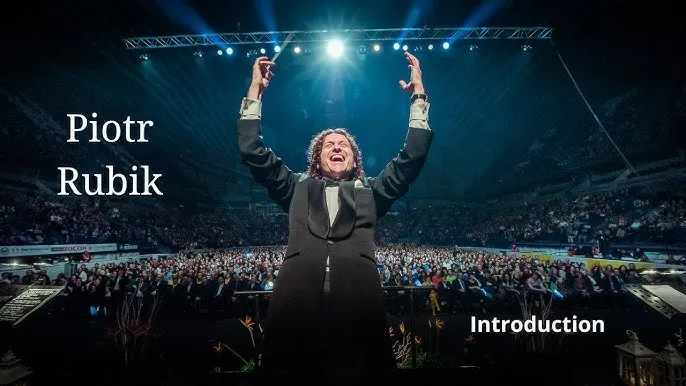 Piotr Rubik z obecnymi wokalistami na scenie