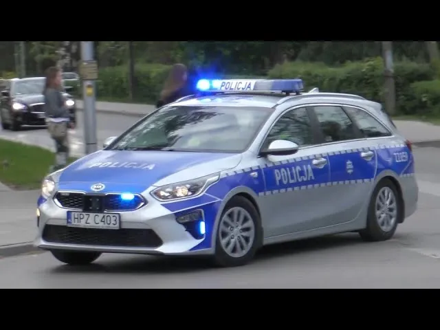 polski radiow&oacute;z policyjny na sygnale