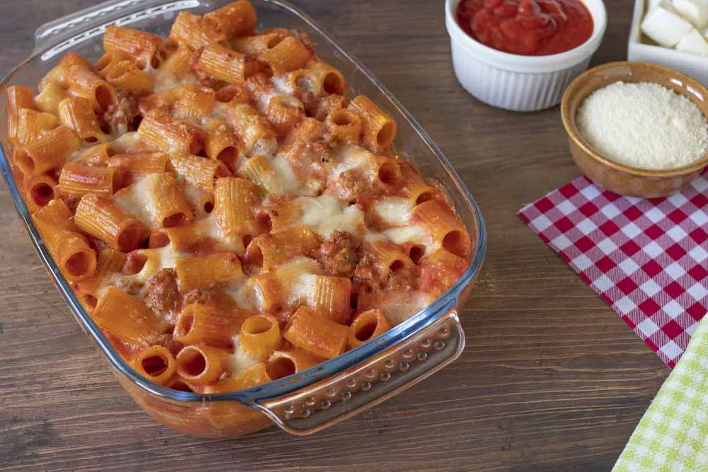 Pasticciata di pasta pronta