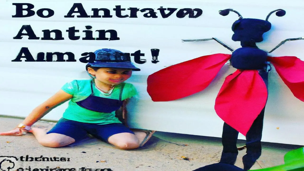 dziecko w stroju mr&oacute;wki DIY