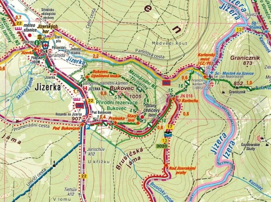 Mapa turystyczna szlakiem filmu Znachor
