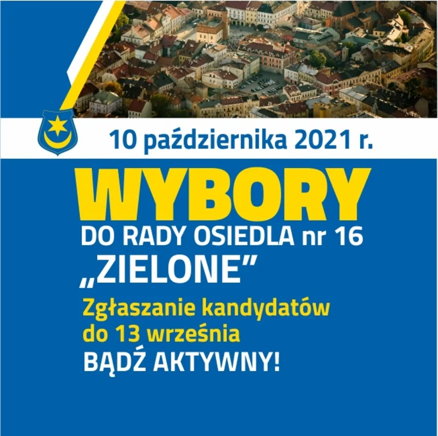 wybory do rady osiedla plakat