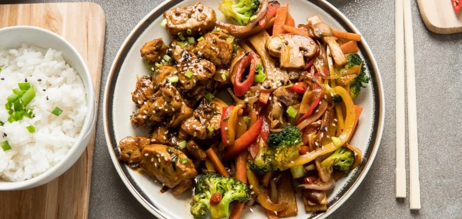 marynowany kurczak do stir-fry