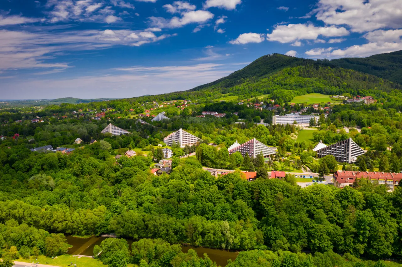 Ustroń Beskid Śląski panorama