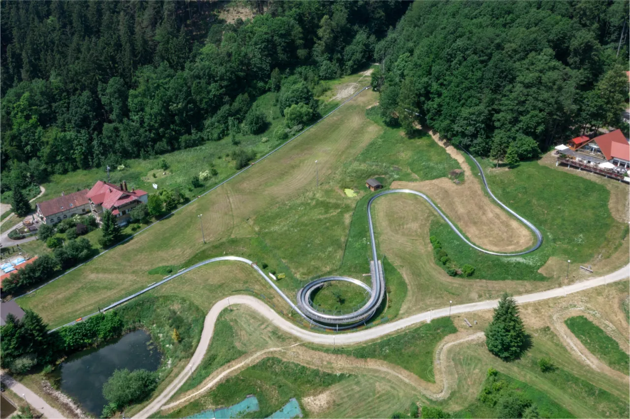 Polanica-Zdr&oacute;j tor saneczkowy