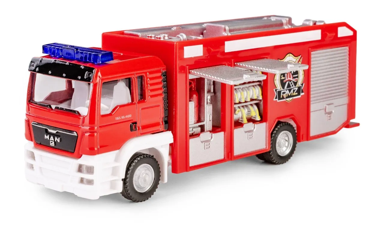 Różne typy wozów strażackich zabawki dla dzieci